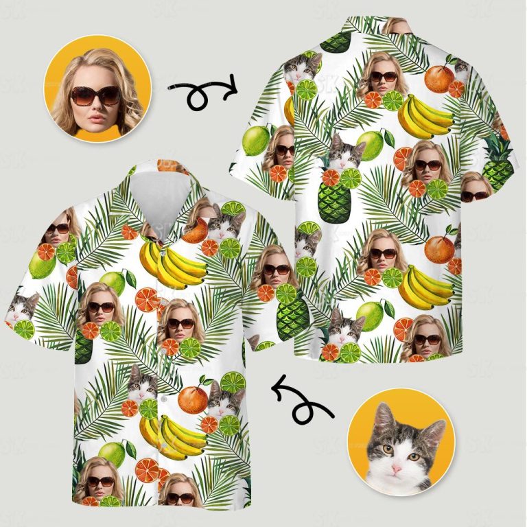 Hawaiian Shirt with Custom Photo Print All Over Design