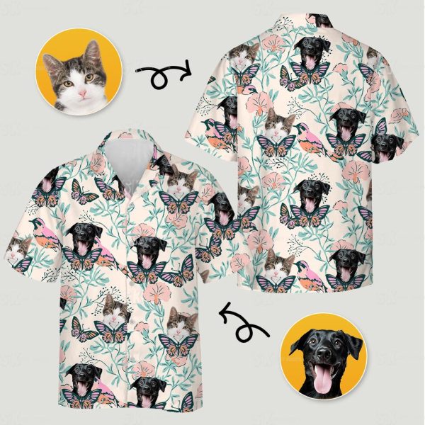 Best Tropical Shirts Cats Dogs Butterflies Custom Photo