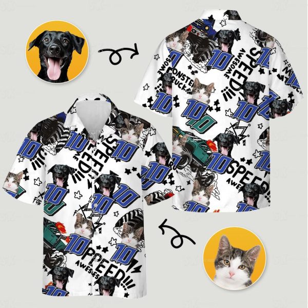 Ford Bronco Hawaiian Shirt Custom Photo Print Racing Design