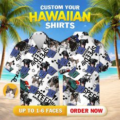 Pattern shows cat dog photos number 10 speed awesome text stars abstract graphic elements