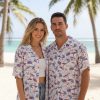 1940's Hawaiian shirt showcasing retro island paradise design with vintage tropical elements