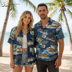 90s Hawaiian shirts with retro throwback designs and nostalgic tropical patterns