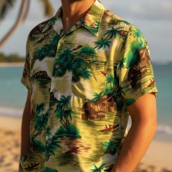 Authentic vintage aloha shirts collection featuring multiple tropical paradise print designs
