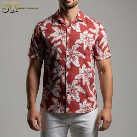 Battleship Hawaiian shirt featuring naval warship designs on tropical background