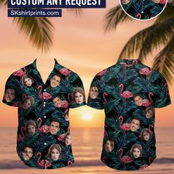 Male model wearing colorful funny Hawaiian shirt in casual lifestyle pose outdoors