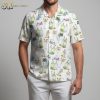 Cocktail Hawaiian shirt with colorful tropical drinks pattern featuring martini glasses and bottle illustrations