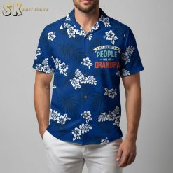 Custom grandpa beach shirt in second color variation with personalized design elements