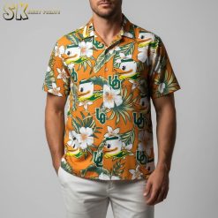 Custom Donald Duck Hawaiian shirt with personalized duck character and tropical elements