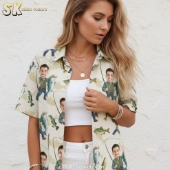 Fish Hawaiian shirt sizing specifications and fit guide chart for proper size selection