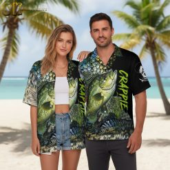 Fishing hawaiian shirt with bass angler design perfect for fishing lovers and outdoor enthusiasts