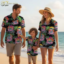 Flamingo Hawaiian shirt collection multiple colors tropical designs variety pack