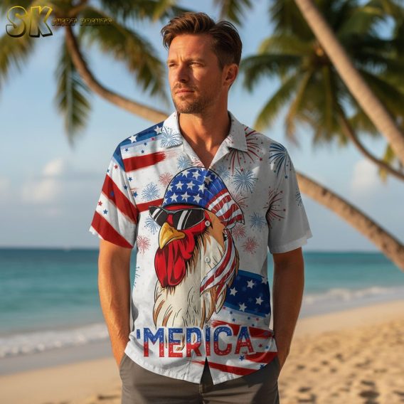 Collection overview displaying multiple funny Hawaiian shirt designs with various themes side by side