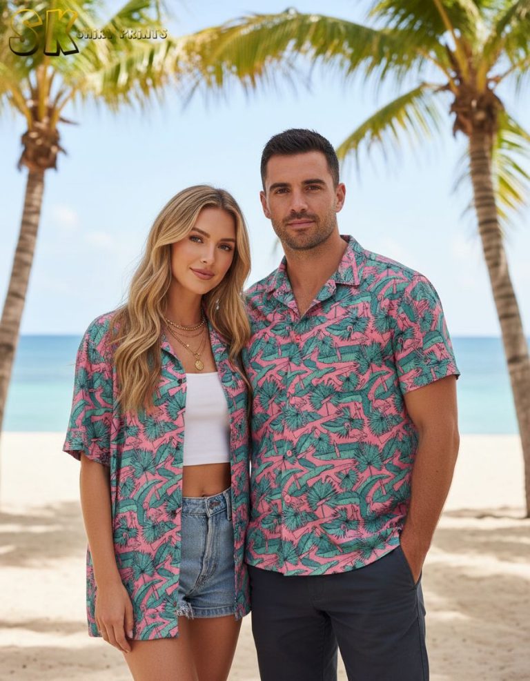 AK-47 Tropical Tactical Hawaiian Shirt for Men – Button Up Gun Print Operator Aloha Shirt