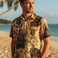 Multiple custom Star Wars Hawaiian shirt designs displayed side by side showing various galactic themes and patterns