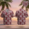 Hawaiian shirt tactical design with tropical floral pattern for outdoor activities