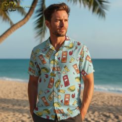 Collection overview displaying multiple hilarious Hawaiian shirt designs arranged side by side