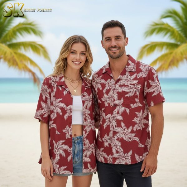 Hawaiian Tactical Shirt Military Combat Style Button Up Short Sleeve Beach Shirt for Men