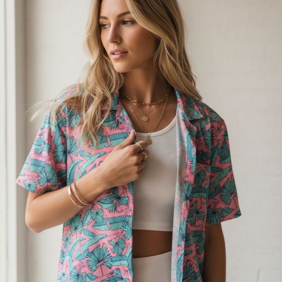 Military Hawaiian shirts sizing specifications and measurement guide chart