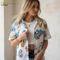 Oregon Ducks Hawaiian shirt collection featuring duck mascot prints with tropical patterns