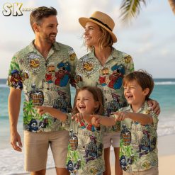Pittsburgh pirate hawaiian shirt collection showing various color options and pirate baseball designs