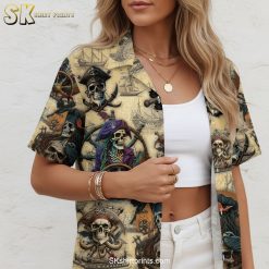 Pittsburgh Pirate Hawaiian shirt size guide and product specifications chart