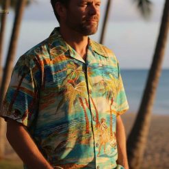 Reverse print aloha shirt collection showcasing unique inside-out Hawaiian print designs