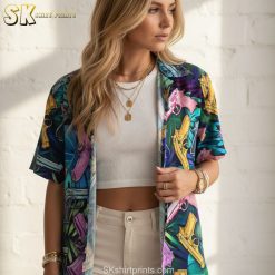 Special forces Hawaiian shirt with military specifications and tactical unit designs