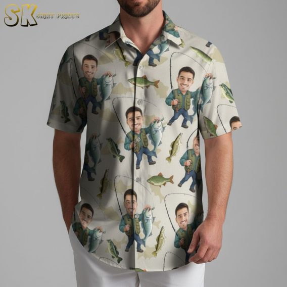 Swedish fish Hawaiian shirts featuring colorful candy print design on tropical shirt