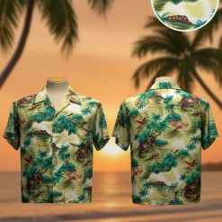 Vintage Hawaiian shirts authentic tropical print design with classic aloha patterns