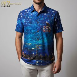 America 250th anniversary Hawaiian shirt with bald eagle and celebrating 250 years text in patriotic design
