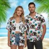 Custom Hawaiian bowling shirts with personalized gorilla and bowling ball tropical pattern