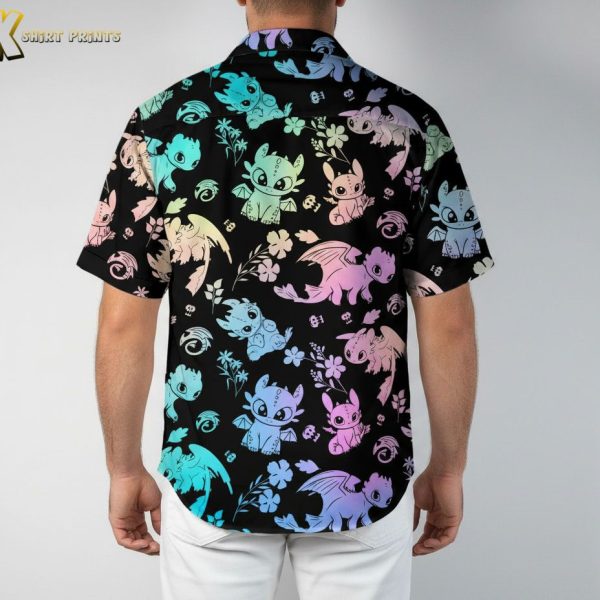 Dragon Quest Slime Aloha Shirt - Colorful Gaming Hawaiian Shirt Black