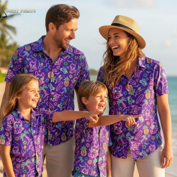 Collection of Hawaiian shirts with dragon print designs featuring tropical and fantasy elements