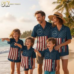 patriotic hawaiian shirt 2026 collection showing all available colors and designs for america 250th anniversary celebration