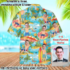 Personalized Hawaiian Shirts with faces, palm trees, flowers, and ocean
