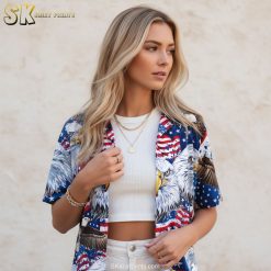 USA 250th anniversary Hawaiian shirt commemorating 1776-2026 America semiquincentennial celebration