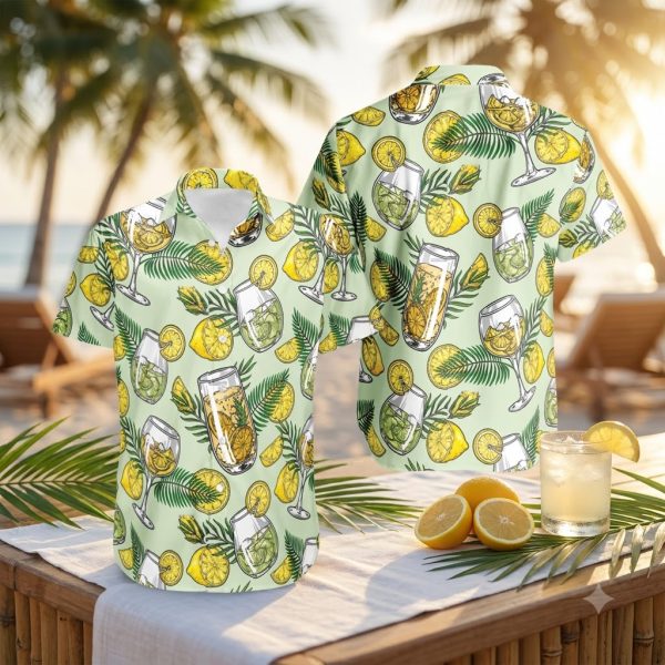 cocktail hawaiian shirt shirt