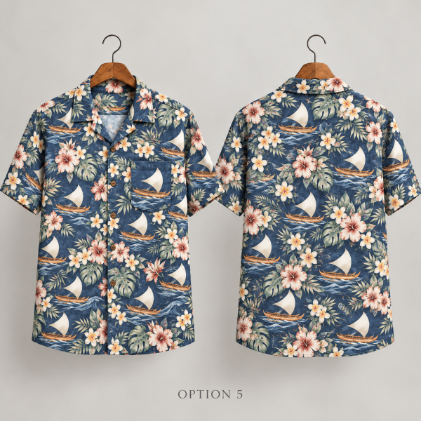 Custom Hark Sail Hawaiian Shirt – Option 5 for Ryan Pettit