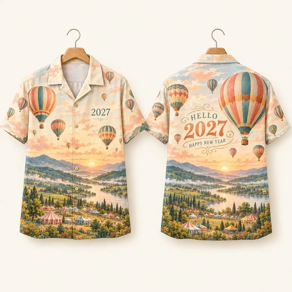 Balloon Festival New Year Shirt – Hello 2027