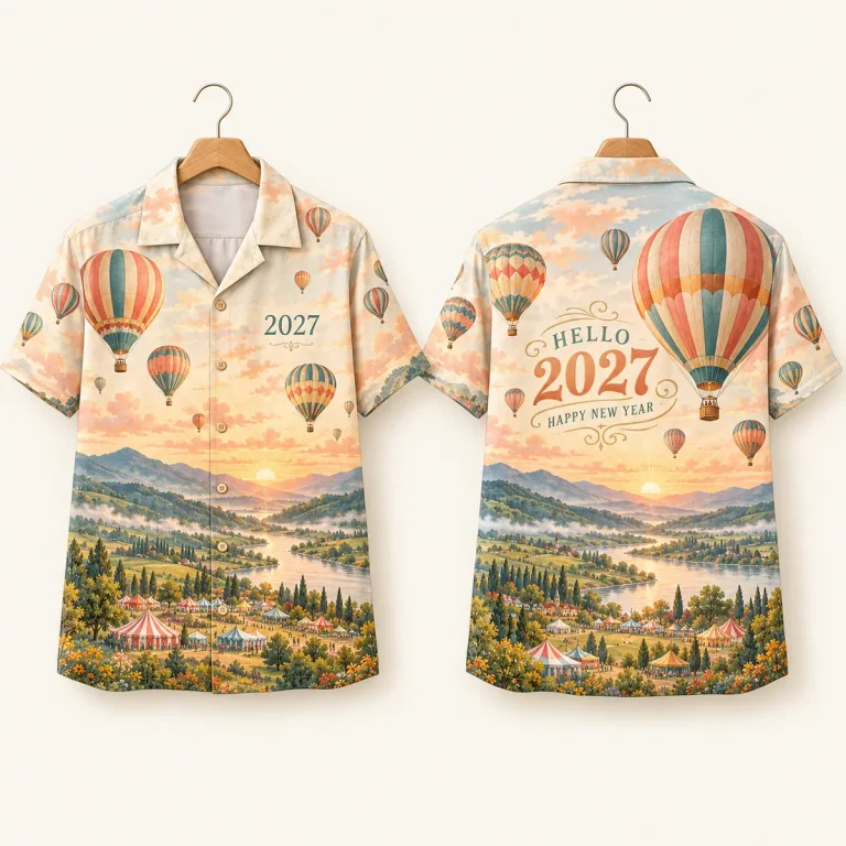Balloon Festival New Year Shirt – Hello 2027