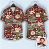 Christmas Golf Hawaiian Shirt – America 250 Santa Golfer Holiday Button-Up