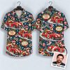 Santa Vintage Race Car Hawaiian Shirt – America 250 Christmas Motorsport Aloha Shirt