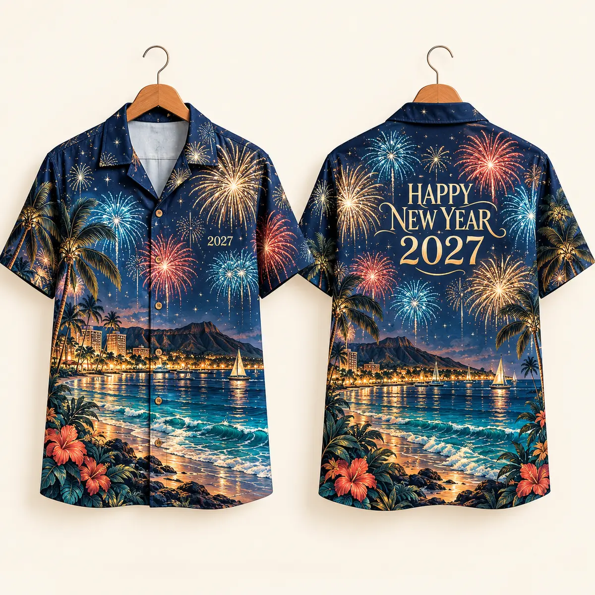 Fireworks New Years Eve Outfit – 2027 Coastal Shirt