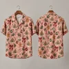 Gingerbread House Christmas Hawaiian Shirt – Pink Holiday Aloha