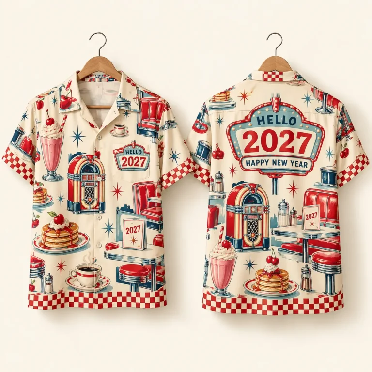 Jukebox New Year Diner Shirt – Hello 2027