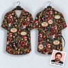 America 250 Hawaiian Shirt – Patriotic Christmas Santa Guitarist All-Over Print