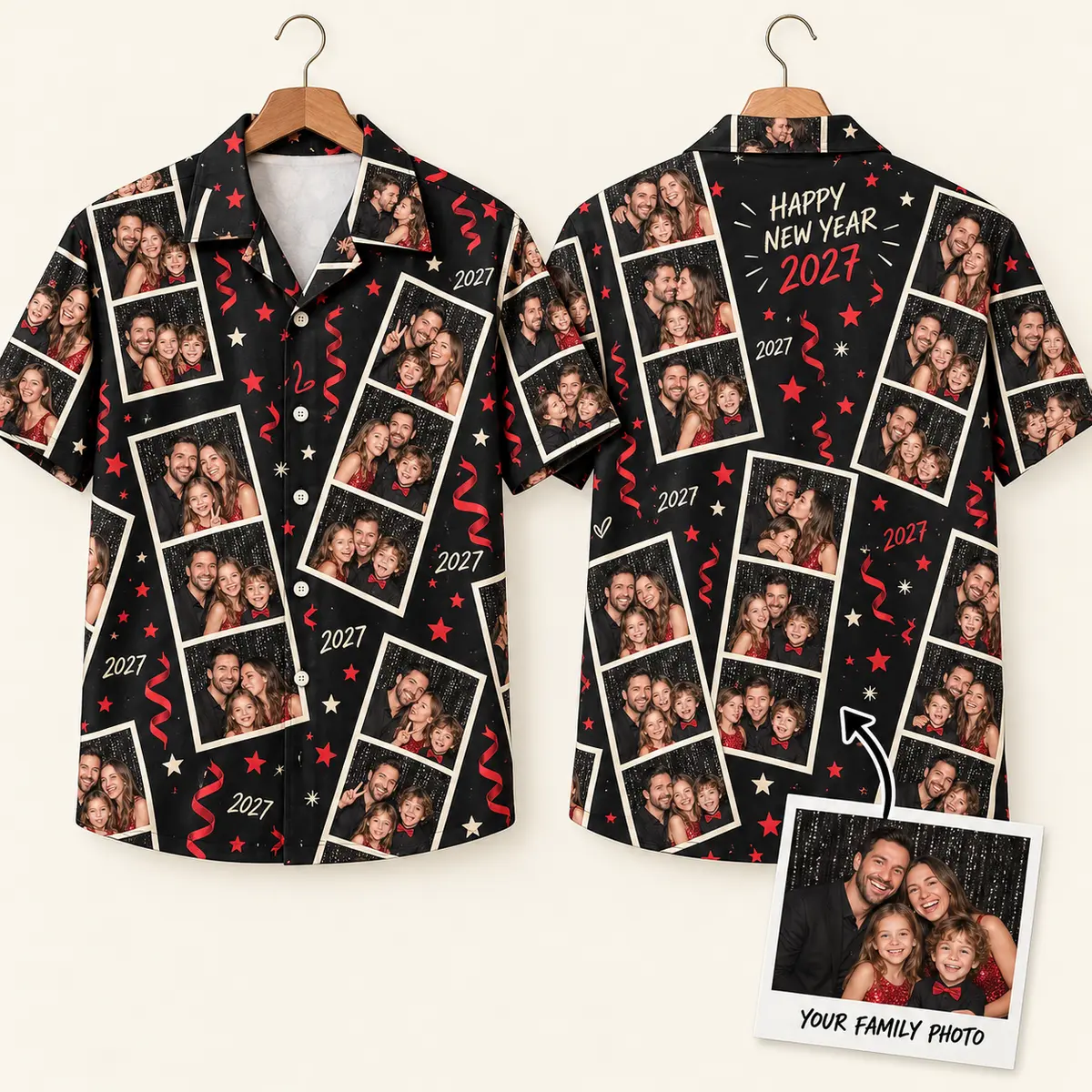 Photo Booth Matching Family Shirts - New Year 2027