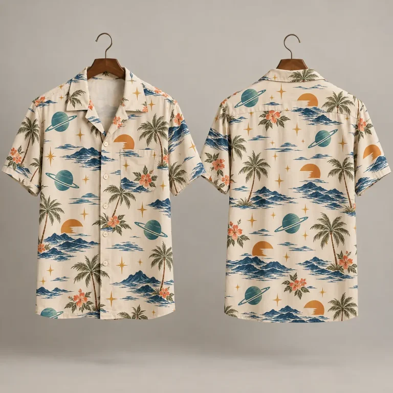 Planet Star Wars Hawaiian Shirt – Retro Tropical Pattern