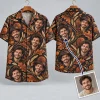 Portrait Thanksgiving Hawaiian Shirts - Harvest Moon Design