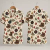 Retro Record Player Christmas Hawaiian Shirt Womens & Mens
